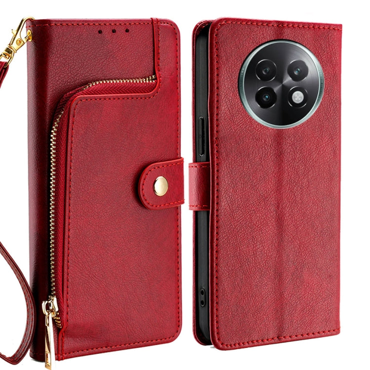 Zipper Bag Leather Phone Case, For Realme GT 7 5G Global, For Realme 14 5G Global, For Realme P3 Ultra 5G, For Realme P3 Pro 5G Global, For Realme 14 Pro+ 5G, For Realme 14 Pro 5G Global, For Realme C75 4G / 14x 5G Global, For Realme 13 Pro 5G         ...