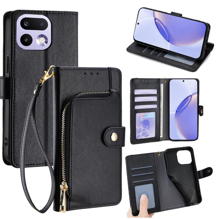 Zipper Bag Leather Phone Case, For Realme P4 Power 5G, For Realme Note 80 4G, For Realme C83 5G, For Realme Neo8 5G, For Realme 16 5G Global, For Realme 16 Pro+ 5G, For Realme 16 Pro 5G, For Realme P4x 5G, For Realme C85 5G, For Realme C85 Pro 4G      ...