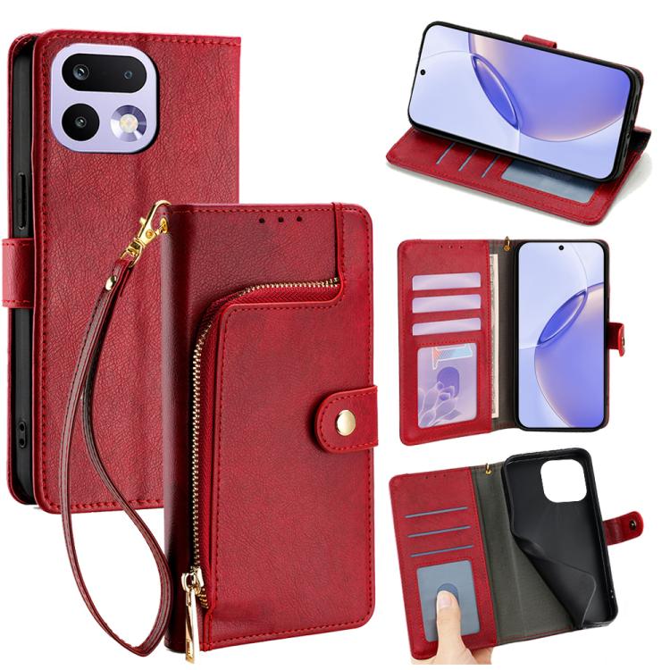Zipper Bag Leather Phone Case, For Realme P4 Power 5G, For Realme Note 80 4G, For Realme C83 5G, For Realme Neo8 5G, For Realme 16 5G Global, For Realme 16 Pro+ 5G, For Realme 16 Pro 5G, For Realme P4x 5G, For Realme C85 5G, For Realme C85 Pro 4G      ...