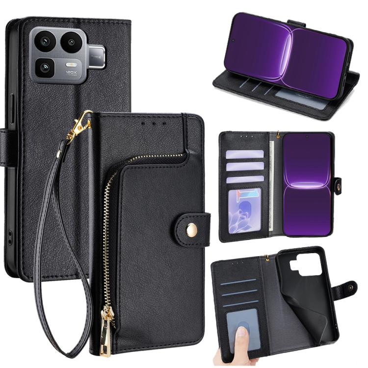 Zipper Bag Leather Phone Case, For Realme P4 Power 5G, For Realme Note 80 4G, For Realme C83 5G, For Realme Neo8 5G, For Realme 16 5G Global, For Realme 16 Pro+ 5G, For Realme 16 Pro 5G, For Realme P4x 5G, For Realme C85 5G, For Realme C85 Pro 4G      ...