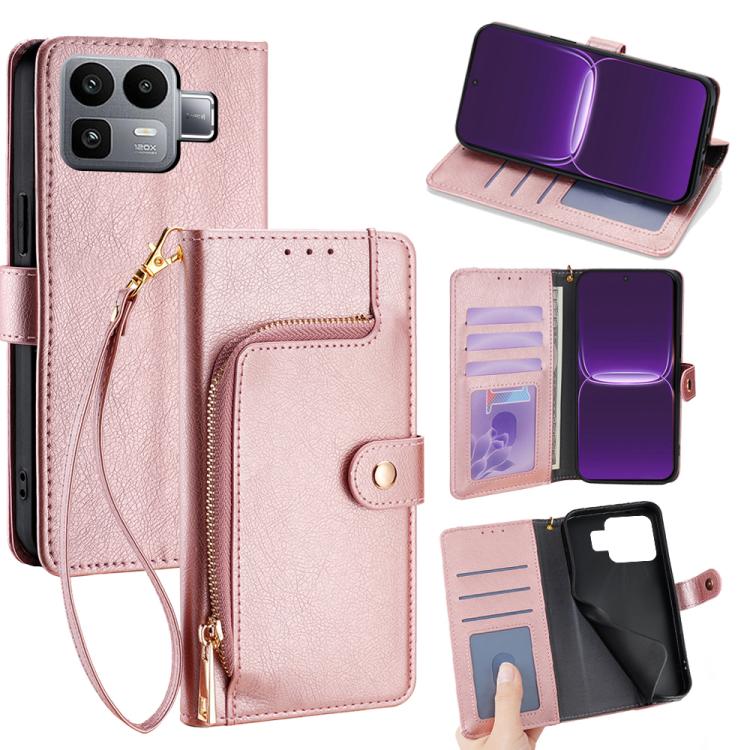 Zipper Bag Leather Phone Case, For Realme P4 Power 5G, For Realme Note 80 4G, For Realme C83 5G, For Realme Neo8 5G, For Realme 16 5G Global, For Realme 16 Pro+ 5G, For Realme 16 Pro 5G, For Realme P4x 5G, For Realme C85 5G, For Realme C85 Pro 4G      ...