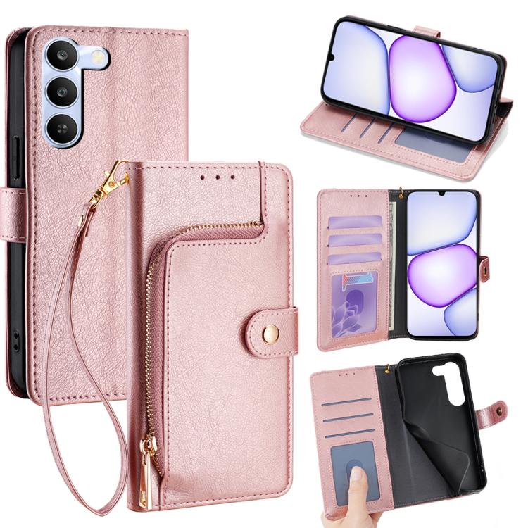 Zipper Bag Leather Phone Case, For Realme P4 Power 5G, For Realme Note 80 4G, For Realme C83 5G, For Realme Neo8 5G, For Realme 16 5G Global, For Realme 16 Pro+ 5G, For Realme 16 Pro 5G, For Realme P4x 5G, For Realme C85 5G, For Realme C85 Pro 4G      ...