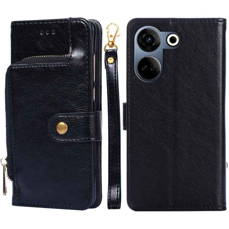 Zipper Bag Leather Phone Case, For Tecno Camon 20 Pro 5G, For Tecno Camon 20 Pro 4G