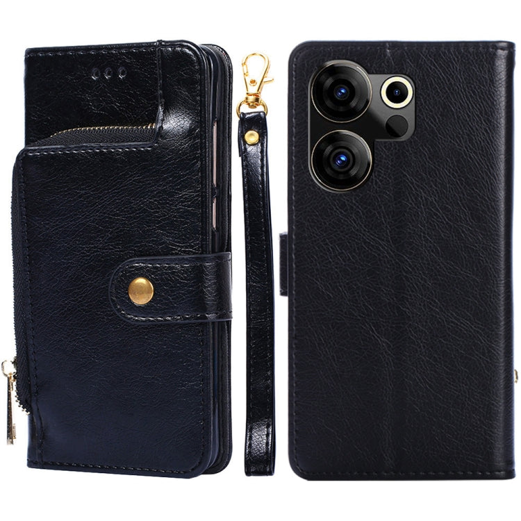 Zipper Bag Leather Phone Case, For Tecno Pova Slim 5G / Spark Slim 4G, For Tecno Pova 7 Pro, For Tecno Spark 40 Pro+ 4G, For Tecno Spark 40 Pro 4G, For Tecno Camon 40 Premier 5G, For Tecno Spark 30 4G, For Tecno Pova 6 Neo 5G, For Tecno Spark 30C 4G   ...