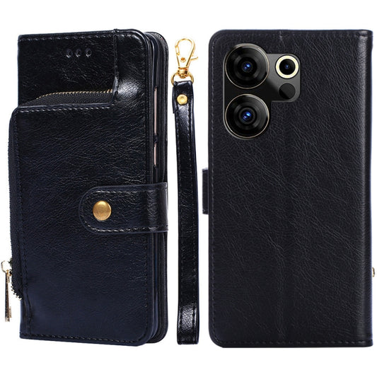 Zipper Bag Leather Phone Case, For Tecno Camon 20 Premier 5G, For Tecno Camon 20 Pro 5G, For Tecno Camon 20 Pro 4G