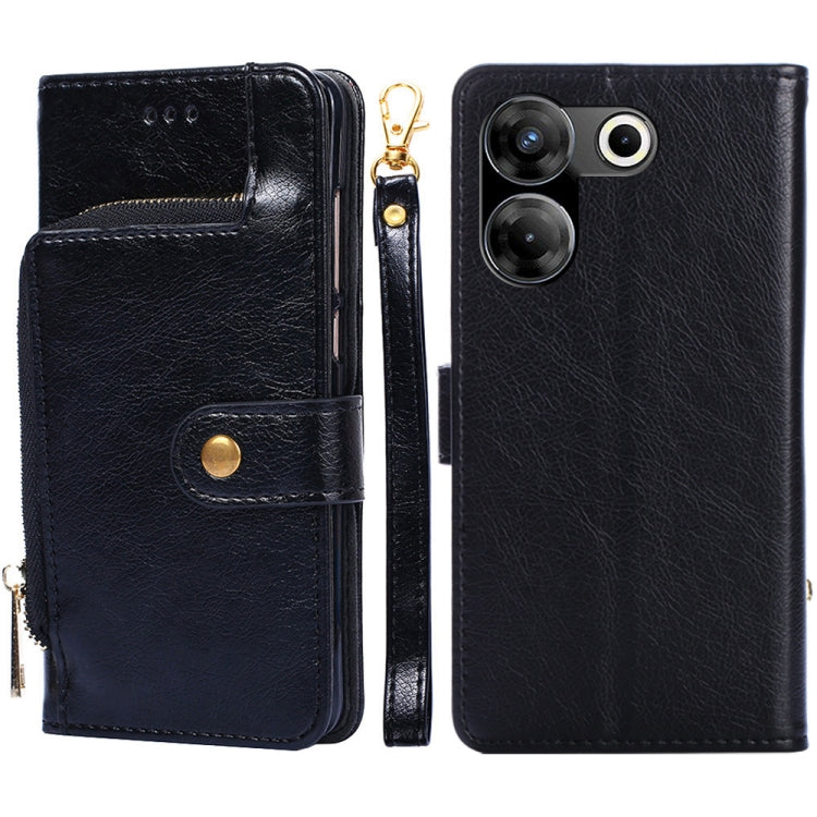 Zipper Bag Leather Phone Case, For Tecno Camon 30 Pro 5G, For Tecno Camon 30, For Tecno Camon 20 Premier 5G, For Tecno Camon 20 Pro 5G, For Tecno Camon 20 Pro 4G