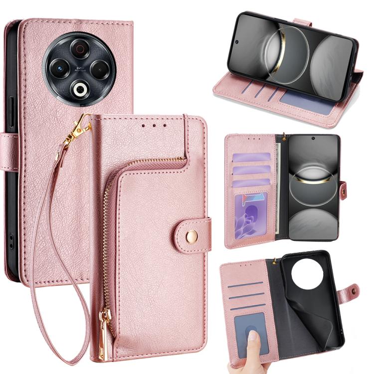 Zipper Bag Leather Phone Case, For Tecno Pova Slim 5G / Spark Slim 4G, For Tecno Pova 7 Pro, For Tecno Spark 40 Pro+ 4G, For Tecno Spark 40 Pro 4G, For Tecno Camon 40 Premier 5G, For Tecno Spark 30 4G, For Tecno Pova 6 Neo 5G, For Tecno Spark 30C 4G   ...