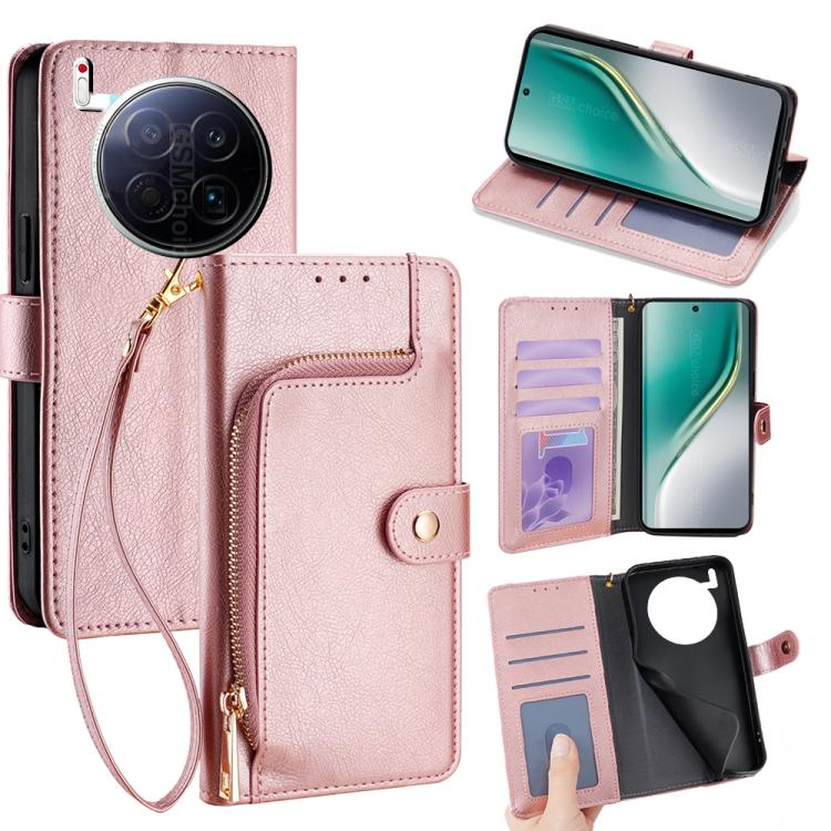 Zipper Bag Leather Phone Case, For Tecno Pova Slim 5G / Spark Slim 4G, For Tecno Pova 7 Pro, For Tecno Spark 40 Pro+ 4G, For Tecno Spark 40 Pro 4G, For Tecno Camon 40 Premier 5G, For Tecno Spark 30 4G, For Tecno Pova 6 Neo 5G, For Tecno Spark 30C 4G   ...