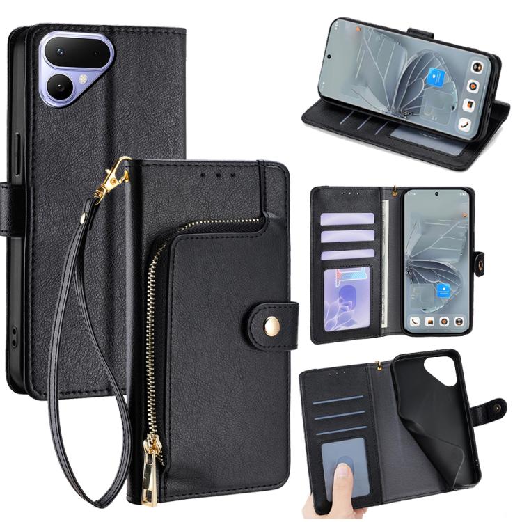 Zipper Bag Leather Phone Case, For Tecno Pova Curve 2 5G, For Tecno Camon 50 Pro 4G, For Tecno Camon 50 4G, For Tecno Pova Slim 5G / Spark Slim 4G, For Tecno Pova 7 Pro, For Tecno Pova 7 5G, For Tecno Spark 40 Pro+ 4G, For Tecno Spark 40 Pro 4G        ...