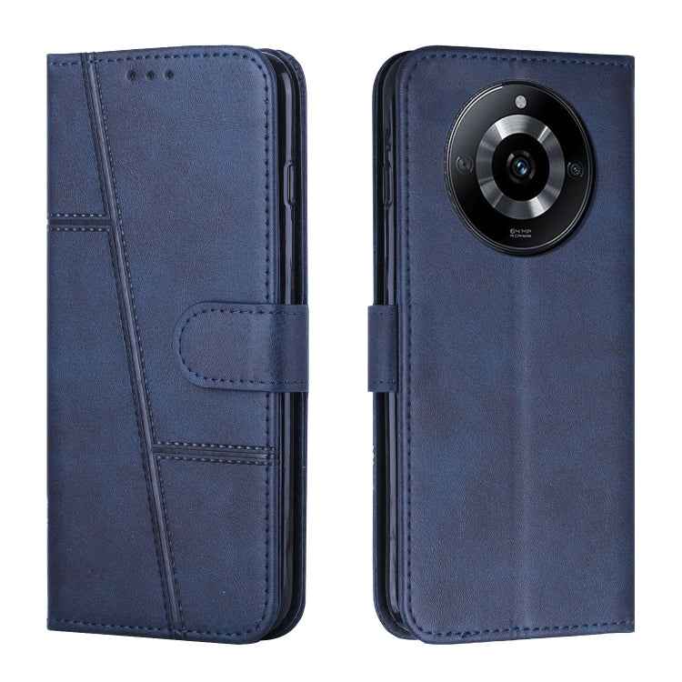 Stitching Calf Texture Buckle Leather Phone Case, For Realme 11, For Realme 11 Pro/11 Pro+, For Realme C65 4G, For Realme 9i 5G/V20 5G/V30t/V30, For Realme C55