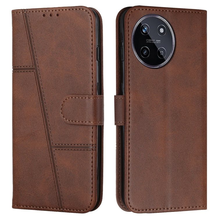 Stitching Calf Texture Buckle Leather Phone Case, For Realme 12+, For Realme 12 Pro+, For Realme C67 4G Global, For Realme 11 4G, For Realme 11 5G, For Realme C53/Narzo N53, For Realme 11, For Realme 11 Pro/11 Pro+