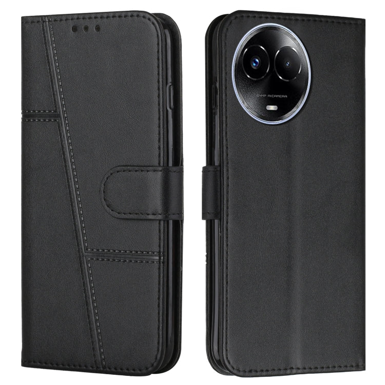 Stitching Calf Texture Buckle Leather Phone Case, For Realme 12+, For Realme 12 Pro+, For Realme C67 4G Global, For Realme 11 4G, For Realme 11 5G, For Realme C53/Narzo N53, For Realme 11, For Realme 11 Pro/11 Pro+