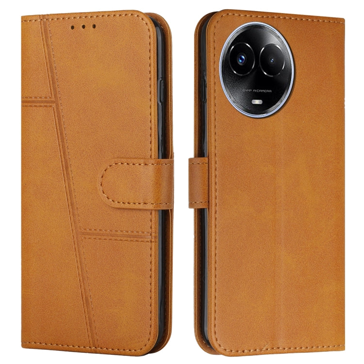 Stitching Calf Texture Buckle Leather Phone Case, For Realme 12+, For Realme 12 Pro+, For Realme C67 4G Global, For Realme 11 4G, For Realme 11 5G, For Realme C53/Narzo N53, For Realme 11, For Realme 11 Pro/11 Pro+