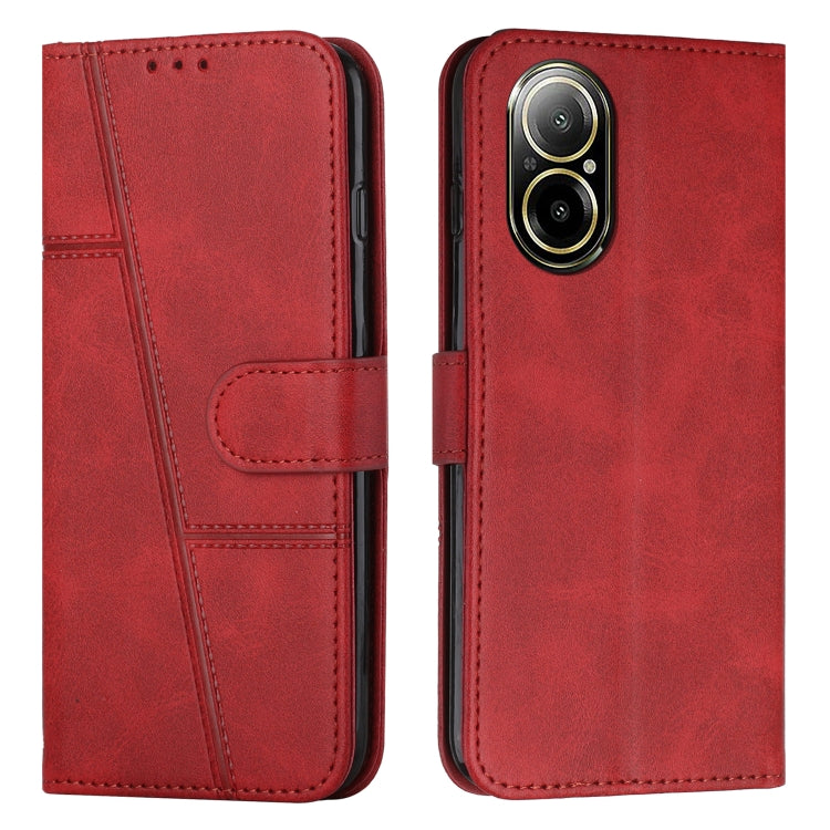 Stitching Calf Texture Buckle Leather Phone Case, For Realme 12+, For Realme 12 Pro+, For Realme C67 4G Global, For Realme 11 4G, For Realme 11 5G, For Realme C53/Narzo N53, For Realme 11, For Realme 11 Pro/11 Pro+