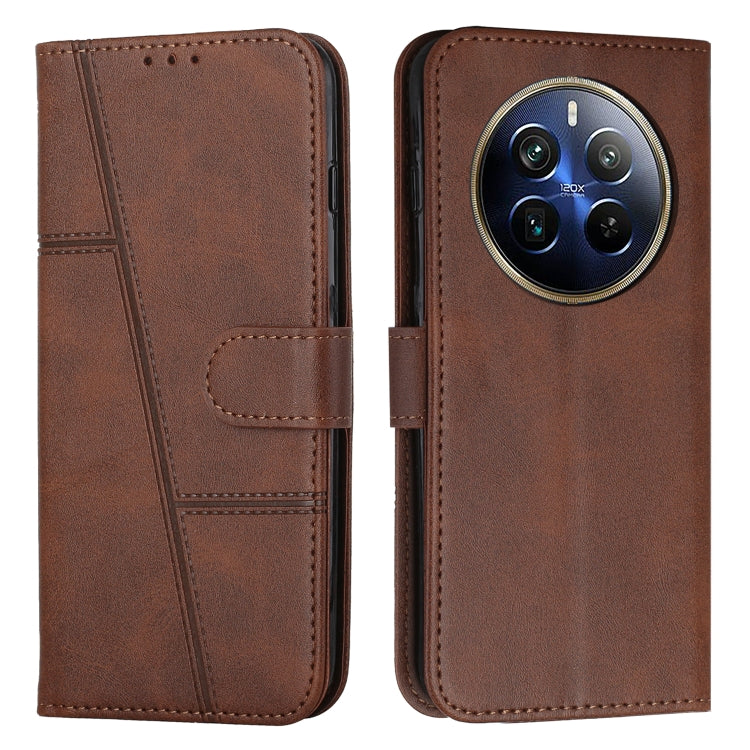 Stitching Calf Texture Buckle Leather Phone Case, For Realme 12+, For Realme 12 Pro+, For Realme C67 4G Global, For Realme 11 4G, For Realme 11 5G, For Realme C53/Narzo N53, For Realme 11, For Realme 11 Pro/11 Pro+