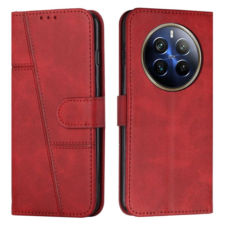 Stitching Calf Texture Buckle Leather Phone Case, For Realme 12+, For Realme 12 Pro+, For Realme C67 4G Global, For Realme 11 4G, For Realme 11 5G, For Realme C53/Narzo N53, For Realme 11, For Realme 11 Pro/11 Pro+
