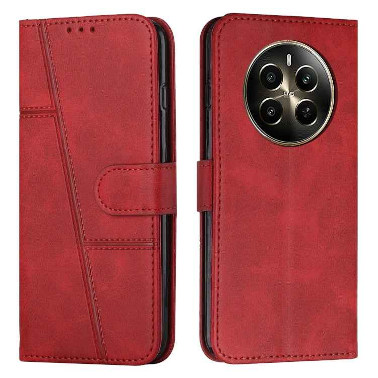 Stitching Calf Texture Buckle Leather Phone Case, For Realme C63, For Realme 12, For Realme 12+, For Realme 12 Pro+, For Realme C67 4G Global, For Realme 11 4G, For Realme 11 5G, For Realme C53/Narzo N53
