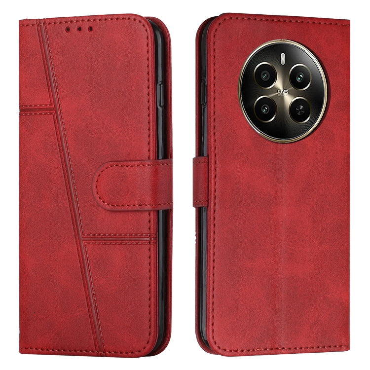 Stitching Calf Texture Buckle Leather Phone Case, For Realme 12+, For Realme 12 Pro+, For Realme C67 4G Global, For Realme 11 4G, For Realme 11 5G, For Realme C53/Narzo N53, For Realme 11, For Realme 11 Pro/11 Pro+