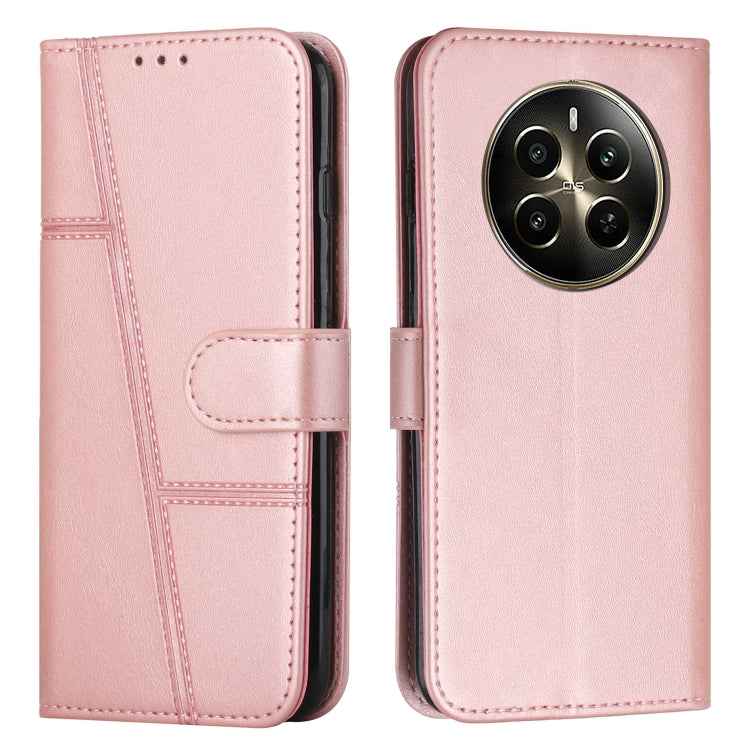 Stitching Calf Texture Buckle Leather Phone Case, For Realme C63, For Realme 12, For Realme 12+, For Realme 12 Pro+, For Realme C67 4G Global, For Realme 11 4G, For Realme 11 5G, For Realme C53/Narzo N53