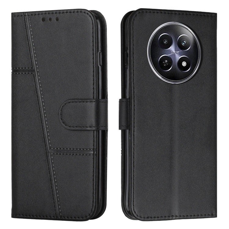 Stitching Calf Texture Buckle Leather Phone Case, For Realme 12, For Realme 12+, For Realme 12 Pro+, For Realme C67 4G Global, For Realme 11 4G, For Realme 11 5G, For Realme C53/Narzo N53, For Realme 11