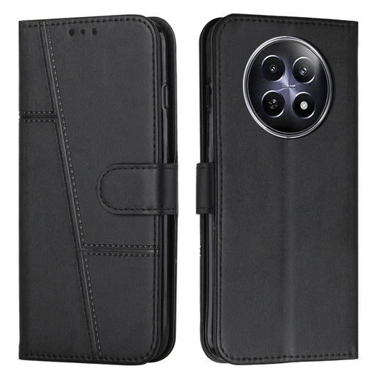 Stitching Calf Texture Buckle Leather Phone Case, For Realme 12, For Realme 12+, For Realme 12 Pro+, For Realme C67 4G Global, For Realme 11 4G, For Realme 11 5G, For Realme C53/Narzo N53, For Realme 11