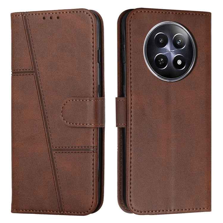 Stitching Calf Texture Buckle Leather Phone Case, For Realme C63, For Realme 12, For Realme 12+, For Realme 12 Pro+, For Realme C67 4G Global, For Realme 11 4G, For Realme 11 5G, For Realme C53/Narzo N53