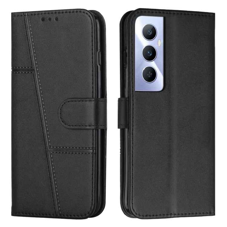 Stitching Calf Texture Buckle Leather Phone Case, For Realme 11, For Realme 11 Pro/11 Pro+, For Realme C65 4G, For Realme 9i 5G/V20 5G/V30t/V30, For Realme C55