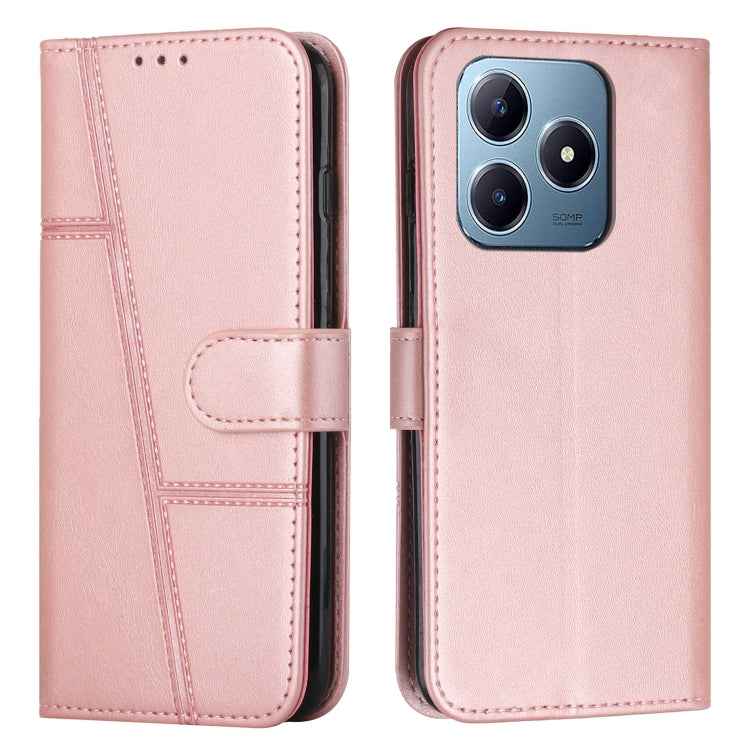 Stitching Calf Texture Buckle Leather Phone Case, For Realme C63, For Realme 12, For Realme 12+, For Realme 12 Pro+, For Realme C67 4G Global, For Realme 11 4G, For Realme 11 5G, For Realme C53/Narzo N53