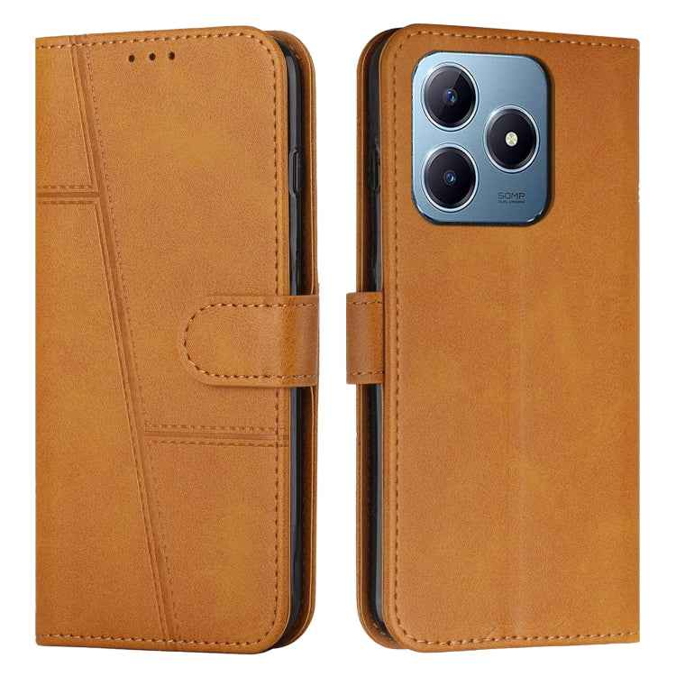 Stitching Calf Texture Buckle Leather Phone Case, For Realme C63, For Realme 12, For Realme 12+, For Realme 12 Pro+, For Realme C67 4G Global, For Realme 11 4G, For Realme 11 5G, For Realme C53/Narzo N53