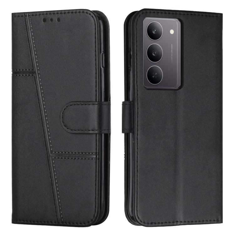 Stitching Calf Texture Buckle Leather Phone Case, For Realme 15 / 15 Pro, For Realme C71 4G, For Realme 14 / P3 5G / 14T 5G, For Realme 14 Pro+, For Realme 14 Pro, For Realme C75 / V60 Pro, For Realme C63, For Realme 12