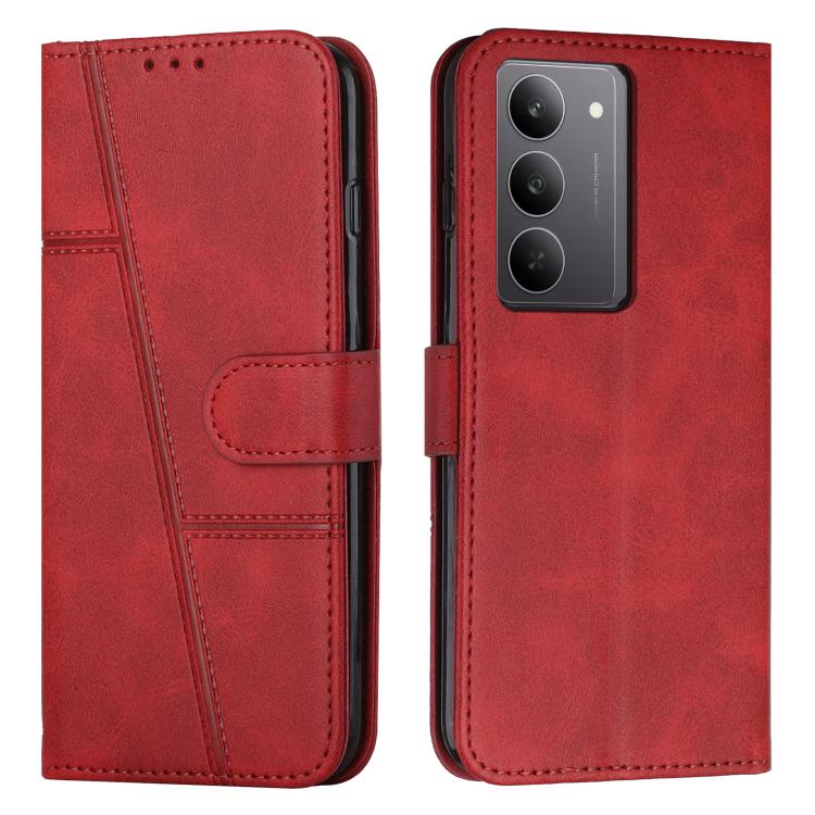 Stitching Calf Texture Buckle Leather Phone Case, For Realme 15 / 15 Pro, For Realme C71 4G, For Realme 14 / P3 5G / 14T 5G, For Realme 14 Pro+, For Realme 14 Pro, For Realme C75 / V60 Pro, For Realme C63, For Realme 12