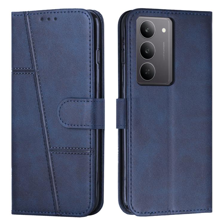 Stitching Calf Texture Buckle Leather Phone Case, For Realme 15 / 15 Pro, For Realme C71 4G, For Realme 14 / P3 5G / 14T 5G, For Realme 14 Pro+, For Realme 14 Pro, For Realme C75 / V60 Pro, For Realme C63, For Realme 12