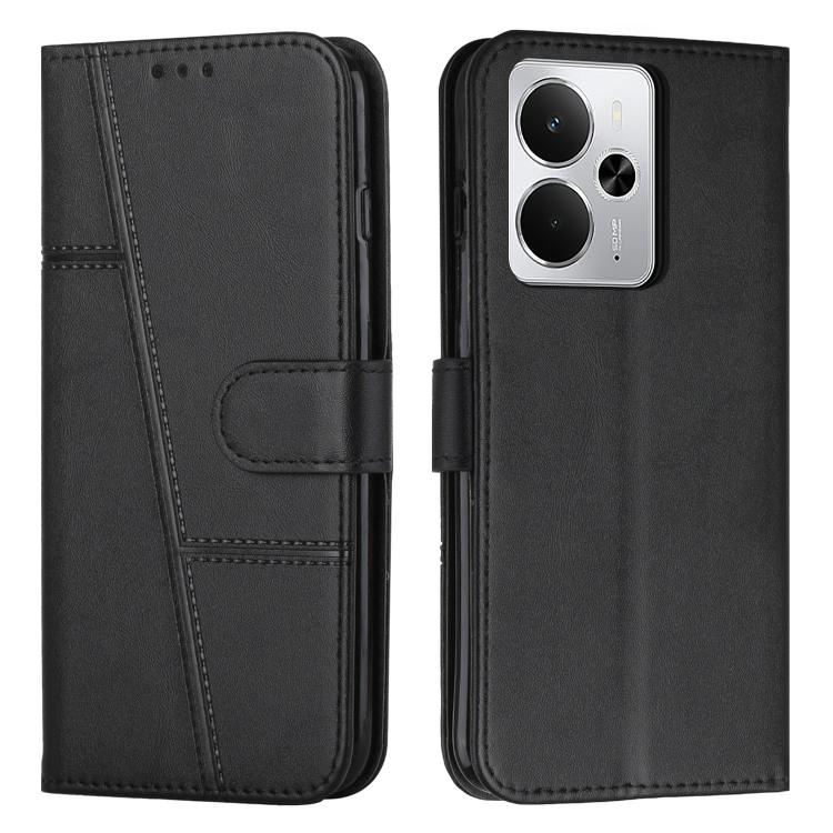 Stitching Calf Texture Buckle Leather Phone Case, For Realme 15 / 15 Pro, For Realme C71 4G, For Realme 14 / P3 5G / 14T 5G, For Realme 14 Pro+, For Realme 14 Pro, For Realme C75 / V60 Pro, For Realme C63, For Realme 12
