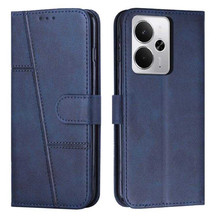 Stitching Calf Texture Buckle Leather Phone Case, For Realme 15 / 15 Pro, For Realme C71 4G, For Realme 14 / P3 5G / 14T 5G, For Realme 14 Pro+, For Realme 14 Pro, For Realme C75 / V60 Pro, For Realme C63, For Realme 12