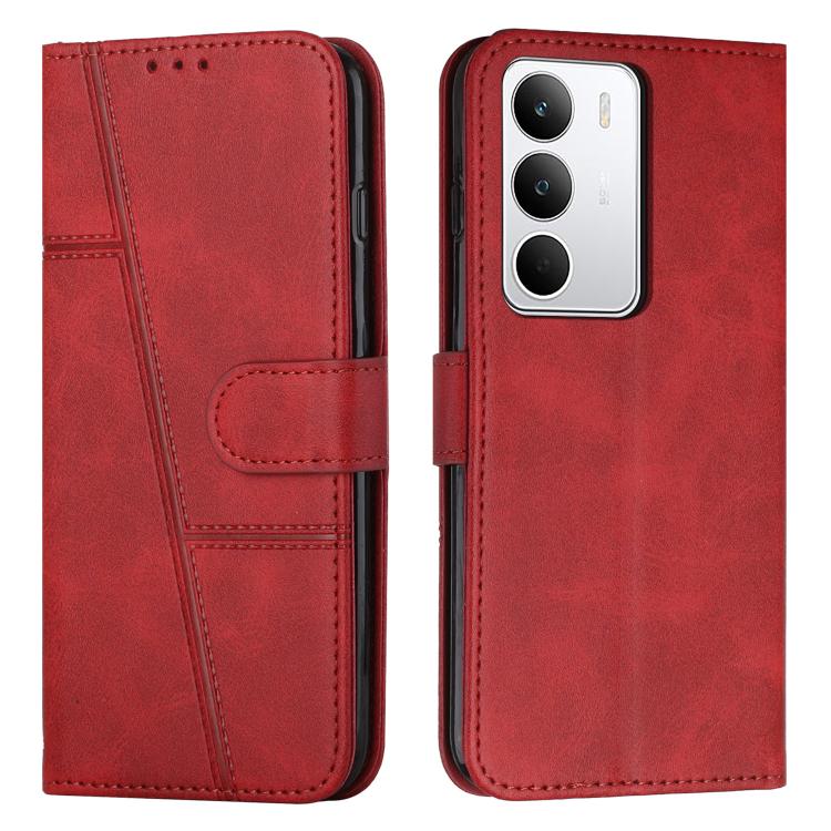 Stitching Calf Texture Buckle Leather Phone Case, For Realme Narzo 80 Lite 4G, For Realme 15 / 15 Pro, For Realme C71 4G, For Realme 14 / P3 5G / 14T 5G, For Realme 14 Pro+, For Realme 14 Pro, For Realme C75 / V60 Pro, For Realme C63