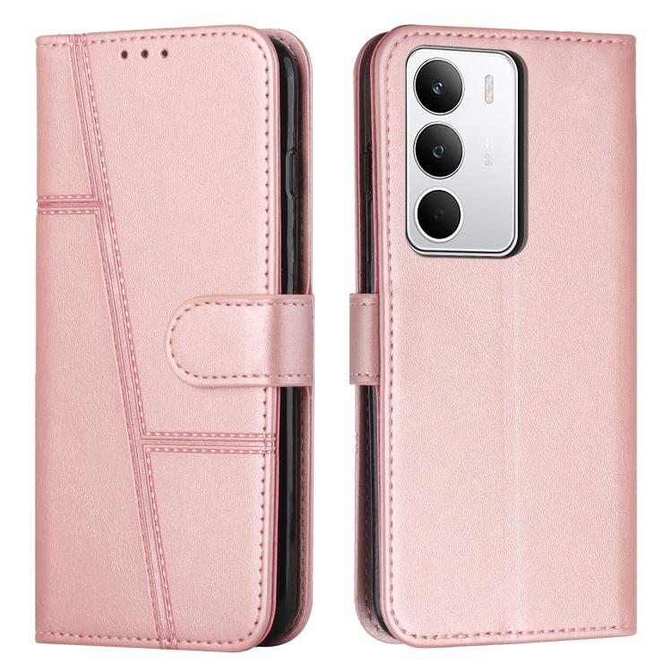 Stitching Calf Texture Buckle Leather Phone Case, For Realme Narzo 80 Lite 4G, For Realme 15 / 15 Pro, For Realme C71 4G, For Realme 14 / P3 5G / 14T 5G, For Realme 14 Pro+, For Realme 14 Pro, For Realme C75 / V60 Pro, For Realme C63