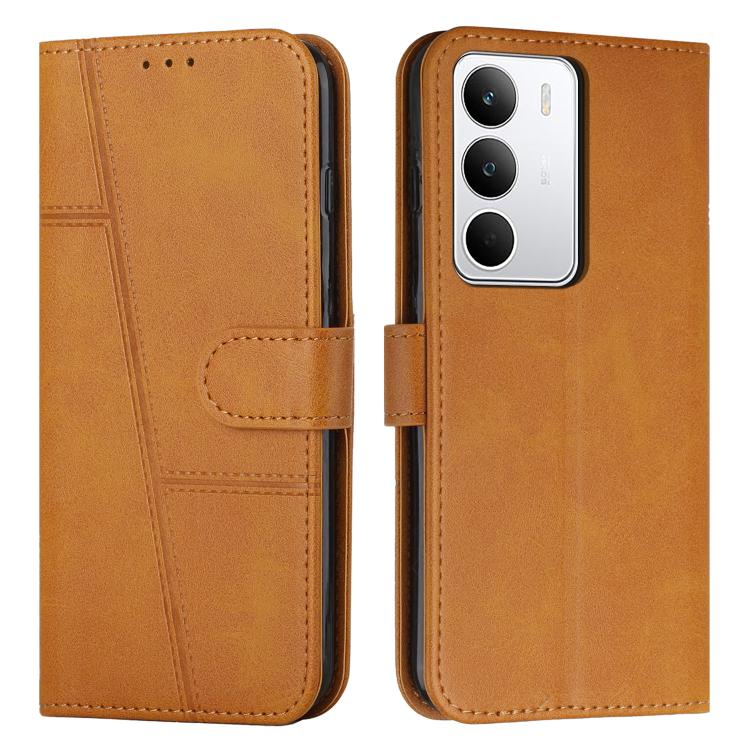 Stitching Calf Texture Buckle Leather Phone Case, For Realme Narzo 80 Lite 4G, For Realme 15 / 15 Pro, For Realme C71 4G, For Realme 14 / P3 5G / 14T 5G, For Realme 14 Pro+, For Realme 14 Pro, For Realme C75 / V60 Pro, For Realme C63