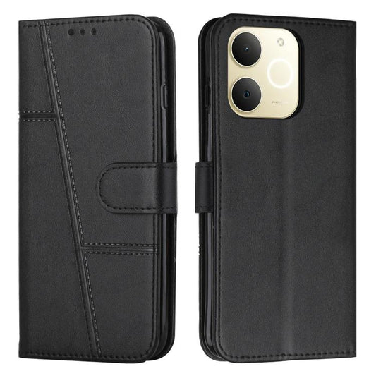 Stitching Calf Texture Buckle Leather Phone Case, For Realme 15 / 15 Pro, For Realme C71 4G, For Realme 14 / P3 5G / 14T 5G, For Realme 14 Pro+, For Realme 14 Pro, For Realme C75 / V60 Pro, For Realme C63, For Realme 12
