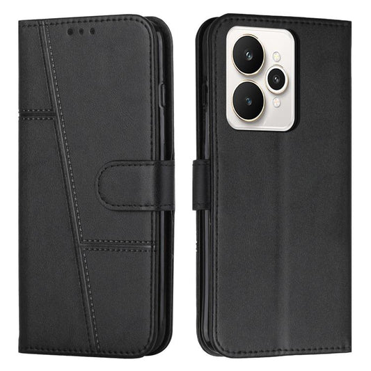 Stitching Calf Texture Buckle Leather Phone Case, For Realme Narzo 80 Lite 4G, For Realme 15 / 15 Pro, For Realme C71 4G, For Realme 14 / P3 5G / 14T 5G, For Realme 14 Pro+, For Realme 14 Pro, For Realme C75 / V60 Pro, For Realme C63