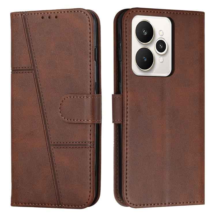 Stitching Calf Texture Buckle Leather Phone Case, For Realme 15T 5G, For Realme Narzo 80 Lite 4G, For Realme 15 / 15 Pro, For Realme C71 4G, For Realme 14 / P3 5G / 14T 5G, For Realme 14 Pro+, For Realme 14 Pro, For Realme C75 / V60 Pro