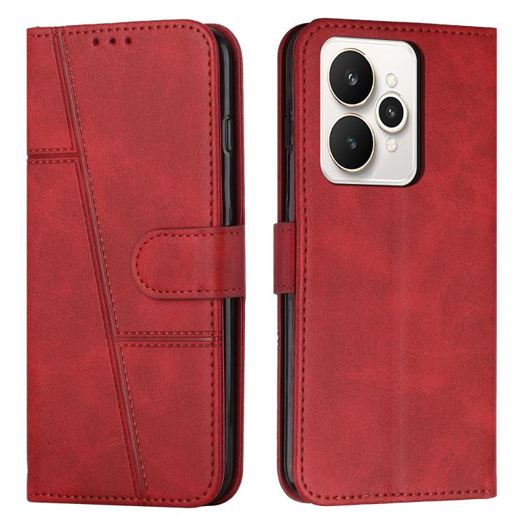 Stitching Calf Texture Buckle Leather Phone Case, For Realme Narzo 80 Lite 4G, For Realme 15 / 15 Pro, For Realme C71 4G, For Realme 14 / P3 5G / 14T 5G, For Realme 14 Pro+, For Realme 14 Pro, For Realme C75 / V60 Pro, For Realme C63