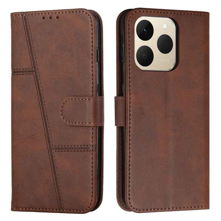 Stitching Calf Texture Buckle Leather Phone Case, For Realme 15T 5G, For Realme Narzo 80 Lite 4G, For Realme 15 / 15 Pro, For Realme C71 4G, For Realme 14 / P3 5G / 14T 5G, For Realme 14 Pro+, For Realme 14 Pro, For Realme C75 / V60 Pro