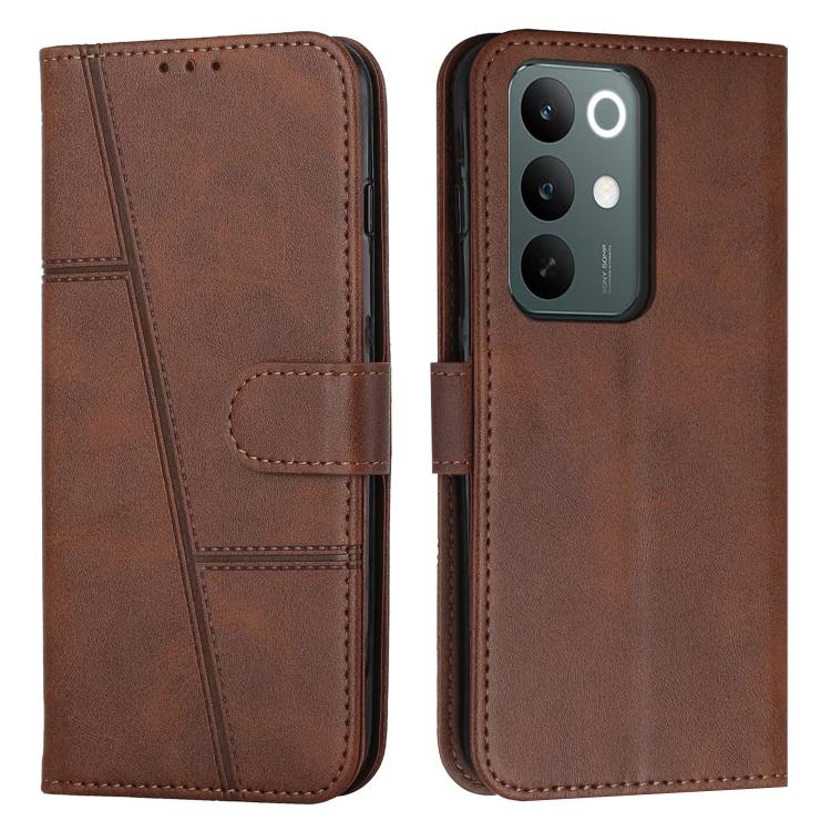 Stitching Calf Texture Buckle Leather Phone Case, For Realme P4 Power 5G, For Realme 16 5G, For Realme 16 Pro+ 5G, For Realme 16 Pro 5G, For Realme C85 5G / 15x 5G India, For Realme C85 Pro 4G, For Realme 15T 5G, For Realme Narzo 80 Lite 4G