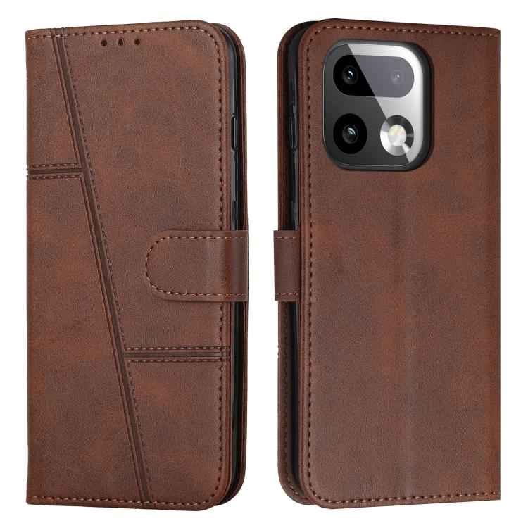 Stitching Calf Texture Buckle Leather Phone Case, For Realme P4 Power 5G, For Realme 16 5G, For Realme 16 Pro+ 5G, For Realme 16 Pro 5G, For Realme C85 5G / 15x 5G India, For Realme C85 Pro 4G, For Realme 15T 5G, For Realme Narzo 80 Lite 4G