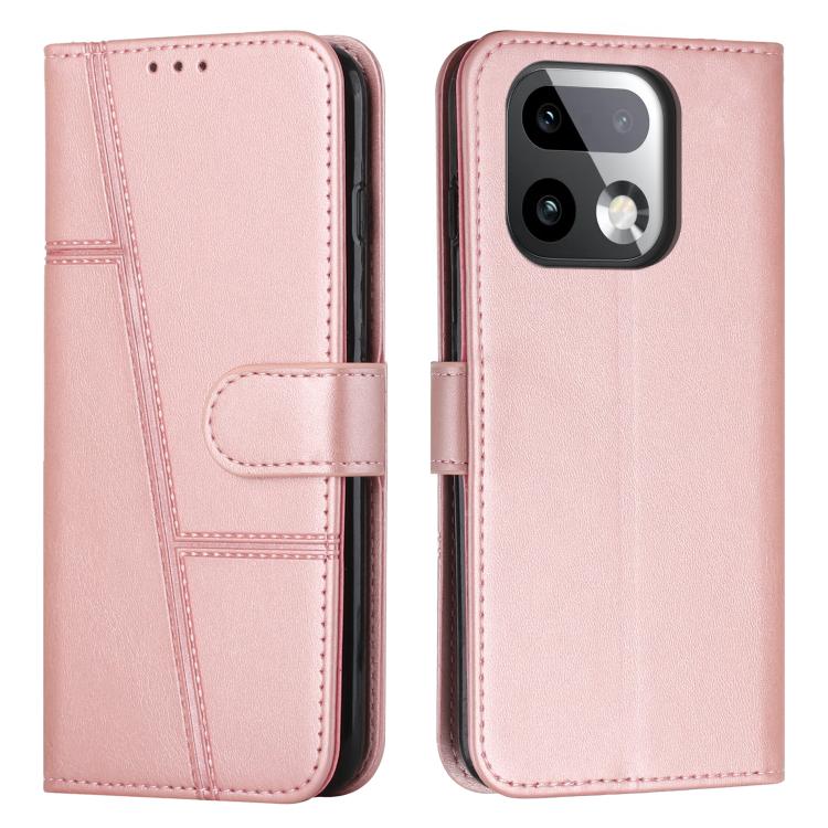 Stitching Calf Texture Buckle Leather Phone Case, For Realme P4 Power 5G, For Realme 16 5G, For Realme 16 Pro+ 5G, For Realme 16 Pro 5G, For Realme C85 5G / 15x 5G India, For Realme C85 Pro 4G, For Realme 15T 5G, For Realme Narzo 80 Lite 4G