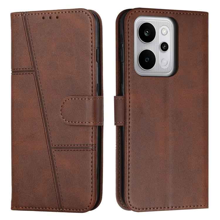 Stitching Calf Texture Buckle Leather Phone Case, For Realme P4 Power 5G, For Realme 16 5G, For Realme 16 Pro+ 5G, For Realme 16 Pro 5G, For Realme C85 5G / 15x 5G India, For Realme C85 Pro 4G, For Realme 15T 5G, For Realme Narzo 80 Lite 4G