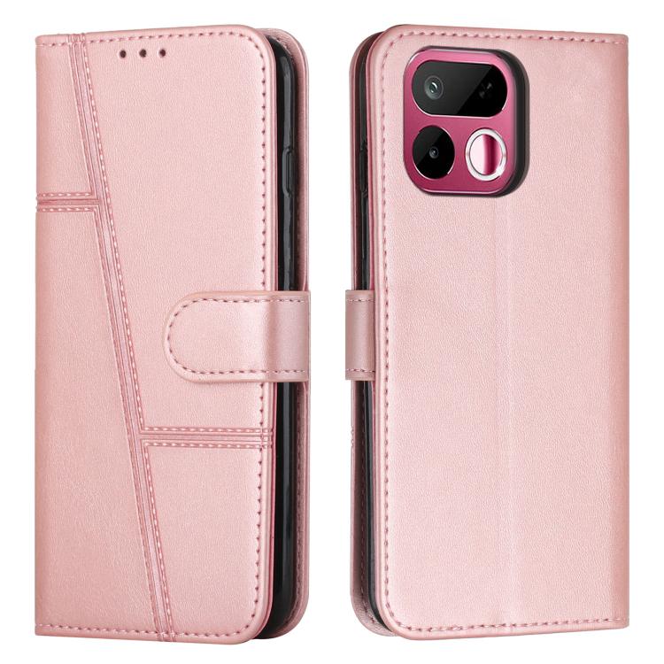 Stitching Calf Texture Buckle Leather Phone Case, For Realme 16T 5G, For Realme P4 Power 5G, For Realme 16 5G, For Realme 16 Pro+ 5G, For Realme 16 Pro 5G, For Realme C85 5G / 15x 5G India, For Realme C85 Pro 4G, For Realme 15T 5G