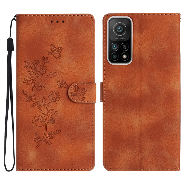Flower Butterfly Embossing Pattern Leather Phone Case, For Xiaomi Redmi Note 9 5G / Note 9T, For Xiaomi Mi 10T Lite 5G, For Xiaomi Mi 10T 5G / 10T Pro 5G, For Xiaomi Redmi 9A, For Xiaomi Redmi 9, For Xiaomi Redmi 9C, For Xiaomi Redmi Note 8T