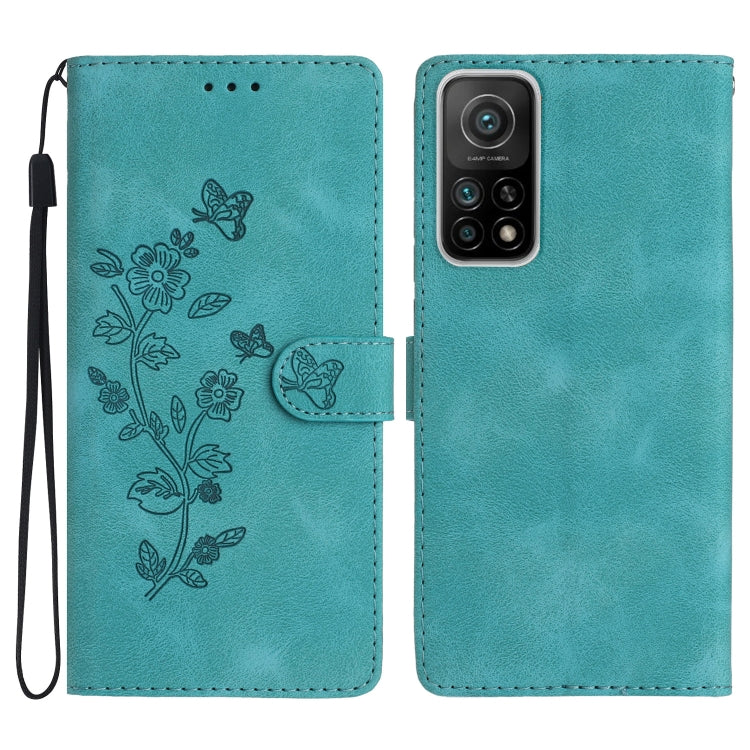 Flower Butterfly Embossing Pattern Leather Phone Case, For Xiaomi Redmi Note 9 5G / Note 9T, For Xiaomi Mi 10T Lite 5G, For Xiaomi Mi 10T 5G / 10T Pro 5G, For Xiaomi Redmi 9A, For Xiaomi Redmi 9, For Xiaomi Redmi 9C, For Xiaomi Redmi Note 8T