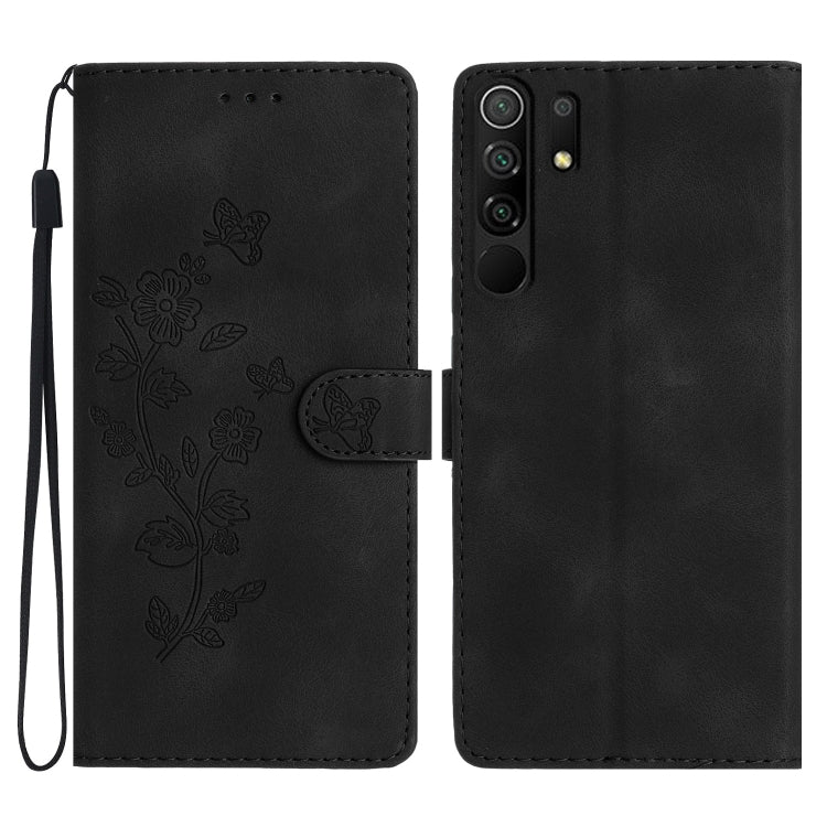 Flower Butterfly Embossing Pattern Leather Phone Case, For Xiaomi Redmi 10, For Xiaomi Mi 11 Lite, For Xiaomi Mi 11 Ultra, For Xiaomi Mi 11 Pro, For Xiaomi Redmi Note 10 5G, For Xiaomi Redmi 9A, For Xiaomi Redmi 9, For Xiaomi Redmi 9C